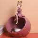 Creative light luxury bubble girl key storage box home living room TV cabinet desktop jewelry storage box decoration