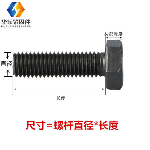 8.8 grade external hexagon screw high-strength bolt M4M5M6*8/10--110/120/130/140/150