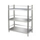 Debris with fence kitchen floor-standing stainless steel storage rack bathroom storage rack living room thickened storage rack plate rack