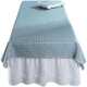Beauty mat thickened jacquard washable physiotherapy massage salon special massage sheet ice silk mat with holes