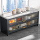 Kitchen storage rack floor-standing multi-layer stone sideboard storage cabinet multi-function wall integrated cupboard cabinet