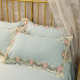 French silk four-piece set bedspread bed skirt quilt cover can fix bed sheet girl heart silky smooth kit bedding
