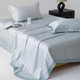 High-end bamboo fiber mat three-piece set summer tin silk bed sheets household ice silk summer can be washed machine soft mat