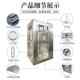 Corner air shower door purification dust-free workshop factory single person single blow double person double blow stainless steel air shower room passage
