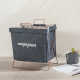 Millet and wheat Martin cloth iron rack small laundry basket folding laundry basket square fabric storage basket bucket