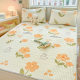 Summer ice silk latex cool mat air conditioning soft mat three-piece set 0.9m washable dormitory single bed sheet 2024 new model