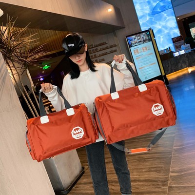 SHORT-TERM TRAVEL BAGS WOMENS LARGE-CAPACITY OUT-OF-HOME SPORTS FITNESS BAGS HAND PROPOSED POOR LUGGAGE BAGS MENS INTERNET CELEBRITY TRAVEL BAGS