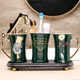 Washing cup household mouthwash brushing cup bathroom set washbasin table toothbrush toothpaste storage cup tooth cup