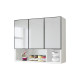 Solid wood kitchen hanging cabinet wall cabinet custom wall cabinet bedroom bathroom storage cabinet balcony storage cabinet