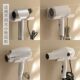 Hairdryer rack bathroom without punching wall-mounted hair dryer rack bathroom air duct support universal storage rack