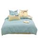 Class A full cotton 100 bed four n-piece set 2025 new cute girl's heart sheet quilt cover bed fittings bedding