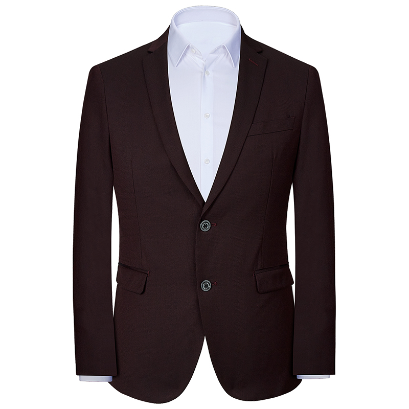 MULBERRY SILK WOOL SUIT SUIT MENS BUSINESS CASUAL GROOM BEST MAN ADULT DRESS SLIM SUIT TIDE 3982