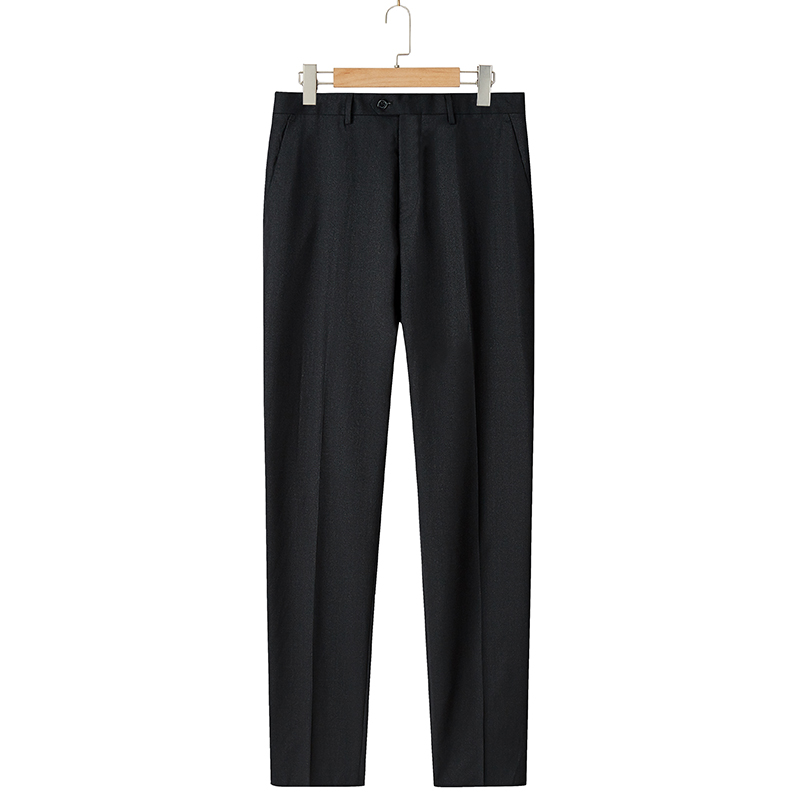 LUOJIA SPRING AND AUTUMN MENS SUIT WOOL MATERIAL BUCKLE SLIM SUIT GROOM BEST MAN GRADUATION ADULT DRESS 1074