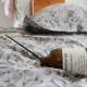 Class A pure cotton skin-friendly cotton jacquard soft natural breathable double layer yarn quilt cover single double quilt cover cover