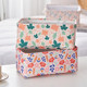 Fabric small flower storage box small household storage box bedside socks underwear underwear desktop snacks groceries storage