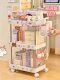 Household carts, miscellaneous snacks, cosmetics, storage racks, under table, trolley storage racks, dormitory movable