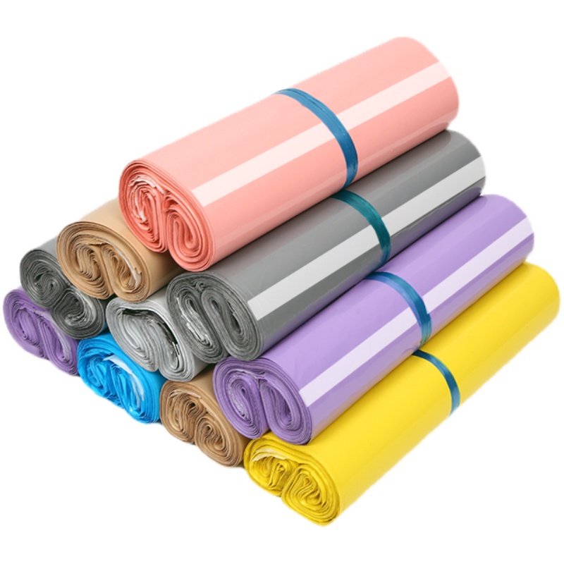 새로운 소재 다채로운 표현 가방 포장 가방 도매 전자 상거래 특수 물류 포장 가방 방수 가방 의류 자체 접착 가방