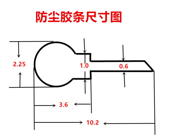 Xintian Wanhaoxin and Suoxin grating ruler seal strip Hengxing Xinglianchuang electronic ruler waterproof dustproof rubber strip
