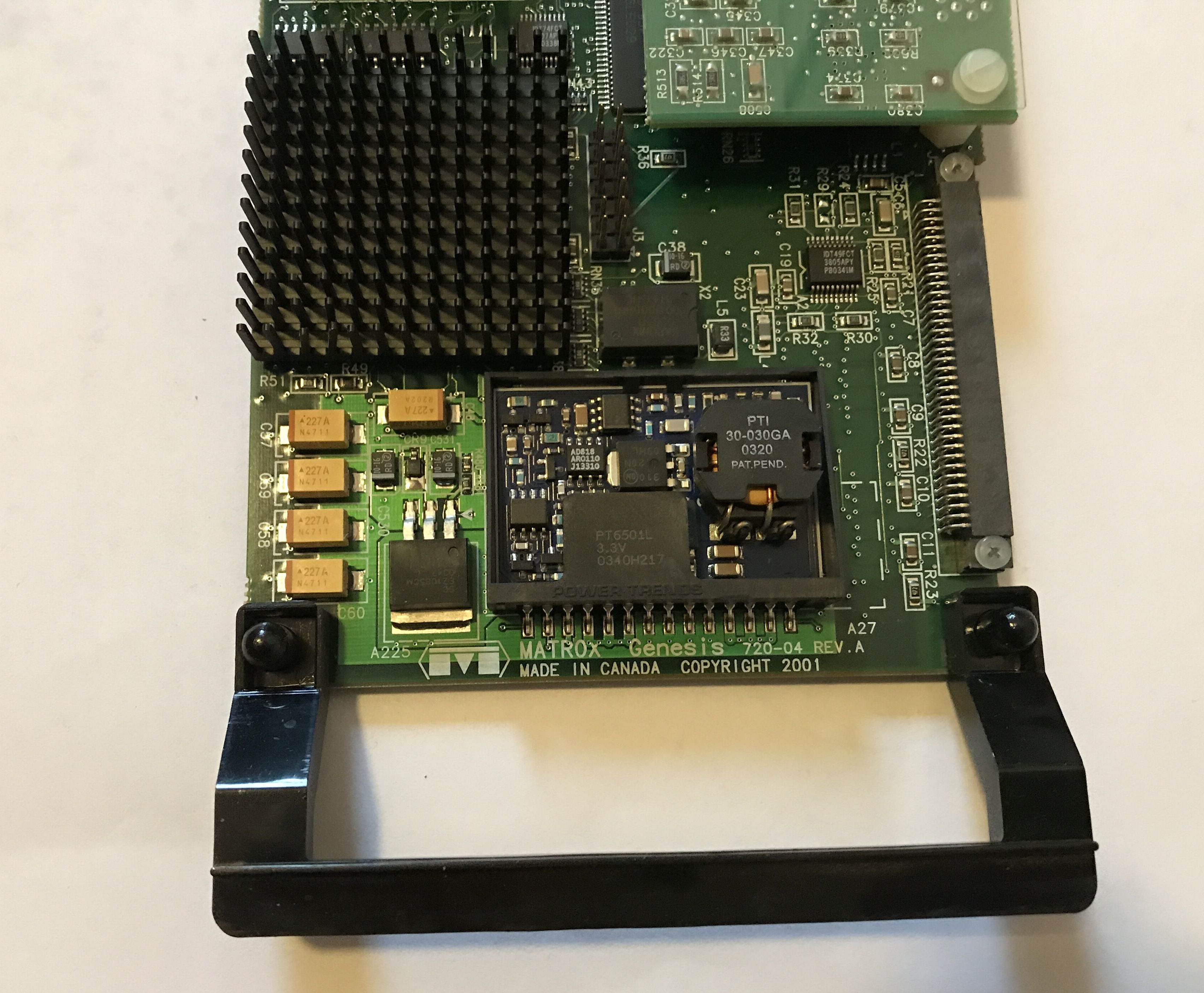 MATROX GEN|F|64|8|LVDS 720-04REV.A GPRO|F|64|F|64 721-02REV