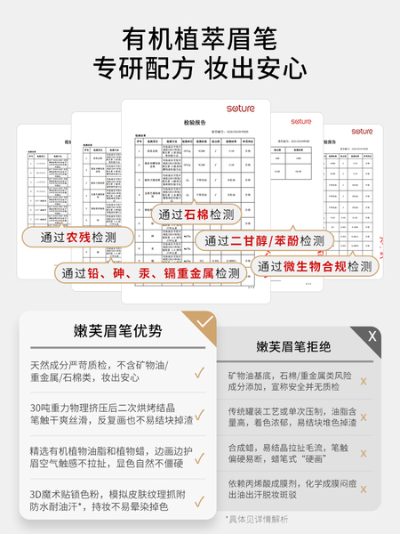 德国嫩芙备孕妇女眉笔防水耐汗不易脱色根根分明野生眉专用眉粉 — 2