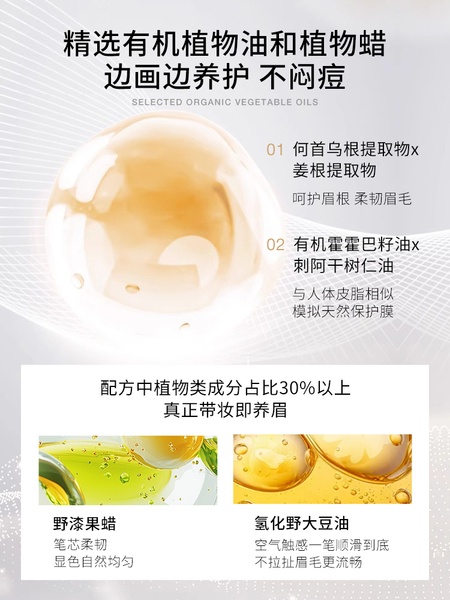 德国嫩芙备孕妇女眉笔防水耐汗不易脱色根根分明野生眉专用眉粉 — 5