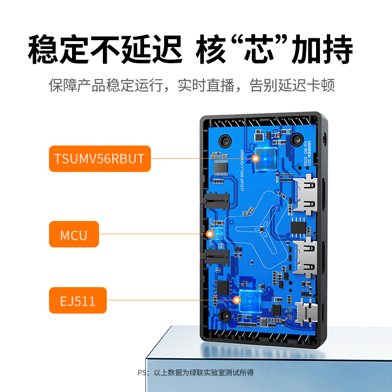 GREENLINK HDMI 비디오 캡처 카드 1080P 고화질 USB-C 컴퓨터 휴대 전화 SLR 카메라 4K 라이브 방송에 적합