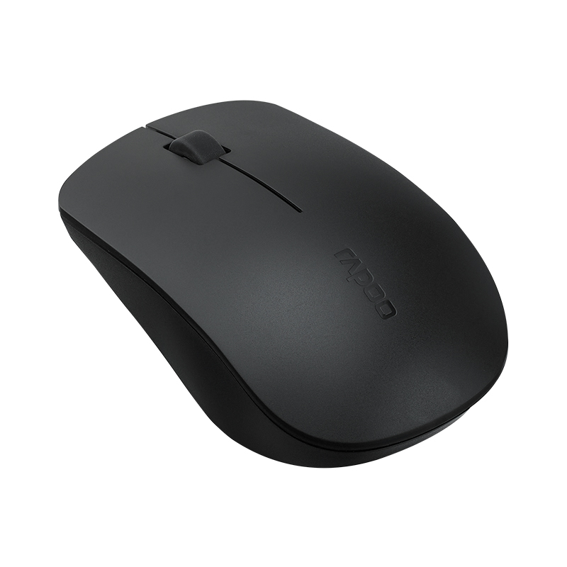 라푸라푸 M20PLUS 사일런트 무선 마우스 오피스 비즈니스 홈 휴대용 대형 핸드 흑백 퍼플