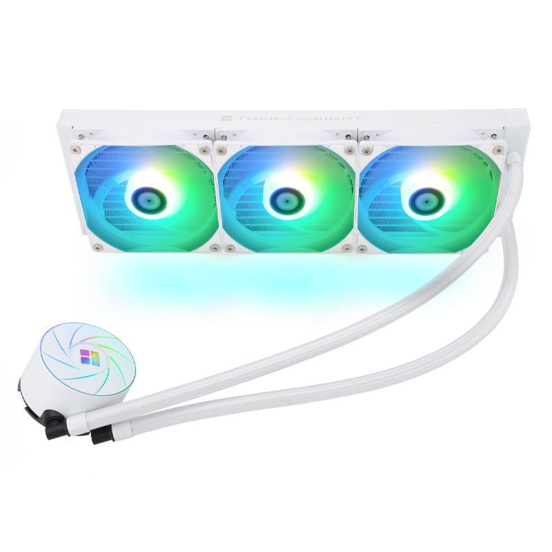 LIMIN LIQUID COOLING AQUA ELITE 240 360 SHENGUANG SYNC ARGB DESKTOP CPU ALL-IN-ONE RADIATOR WHITE