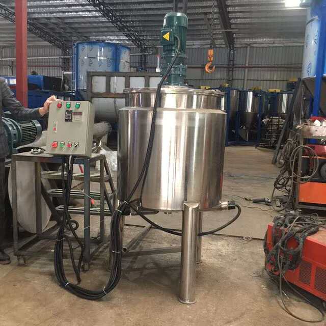 Industrial spice vertical double-layer electric heating constant temperature mixing tank stirring storage intelligent temperature control multi-function mixing tank
