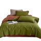 French pastoral printing cotton knitted cotton four-piece set fresh pure cotton Indian cotton bed quilt cover bed sheets and covers