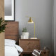 Modern minimalist designer creative marble base decorative study office hardware living room bedroom bedside table lamp