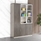 Office cabinet file cabinet office floor-standing storage cabinet with glass bookcase boss storage cabinet information cabinet with lock
