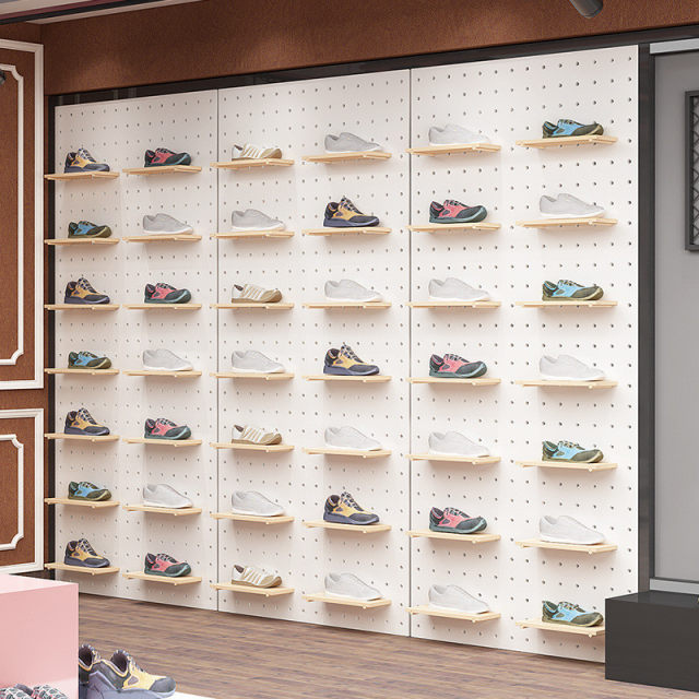 Solid wood hole board living room entrance wooden partition board accessories wall cover storage placement direct sales