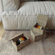 Simple handmade straw woven storage box with lid living room bedroom toys clothes storage box rattan storage basket