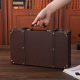 Classic retro suitcase storage box Large capacity household clothing debris organization box window display shooting props