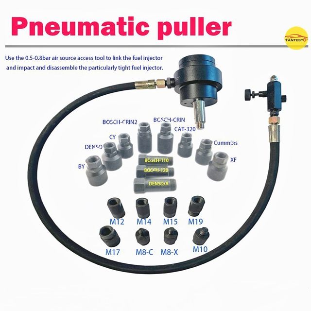 1000NM pneumatic fuel injector removal pull-out pull-out pull-out pull-out pull-out tool set quick fuel injector car disassembly