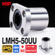 Imported KIF with double cutting flange LMH6 linear bearing 8 lengthened 10 12 16 20 25 30 35UU40