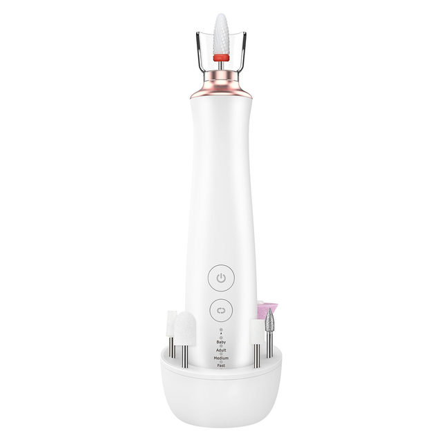 Source manufacturer cross-border portable electric grinder with base nail grinder de-skin polishing nail art tool