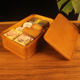 Handmade bamboo woven box Chinese retro rectangular household dustproof storage basket portable bamboo tea set storage box