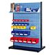 Hardware tool storage hook display rack Double-sided mobile material finishing tool display rack