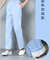 FLEECE NURSE PANTS WHITE WORK PANTS ELASTIC WAIST WINTER THICKENED POWDER BLUE PLUS SIZE FEMALE NIGHT SHIFT DOCTOR FLEECE PANTS
