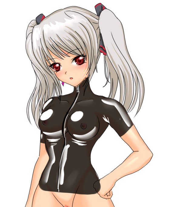 LATEX DOUBLE-SIDED SHINY SKINNY SHORT-SLEEVED CARDIGAN