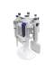 Qun'an pipette rack laboratory rotary sample loading gun frame circular pipette gun holder T-shaped universal type