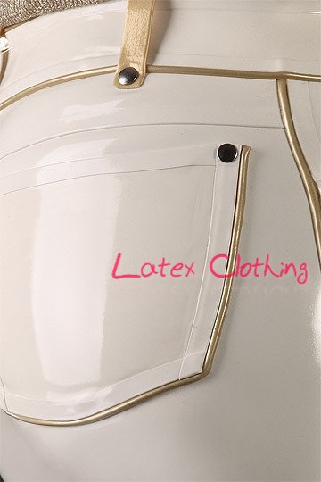 새로운 무료 배송 순수 천연 라텍스 섹시한 스트레이트 슬림 가죽 바지 고무 스타킹 나이트 클럽 DJ 모조 가죽 바지