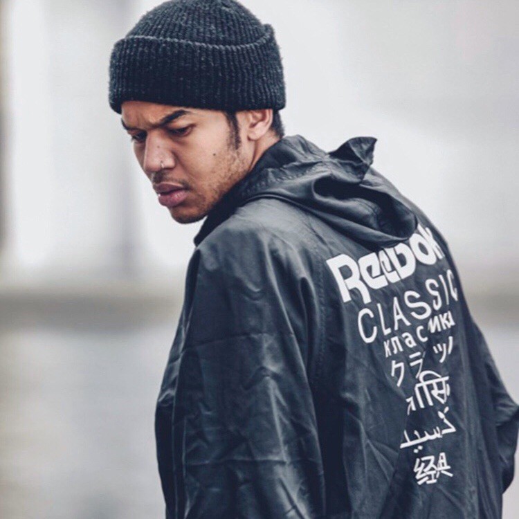 무인양품  리복 REEBOK CLASSIC GP PONCHO 초박형 윈드 브레이커 재킷 자외선 차단 의류 DJ1887