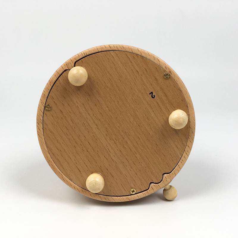 소녀 친구 가장 친한 친구 어린이를 위한 생일 선물로 나무 오르골 회전목마 스카이 시티 뮤직 박스