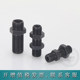 Hydraulic transition direct double O-ring partition wall through extended plate fitting 14/16/18/22 double outer wire joint