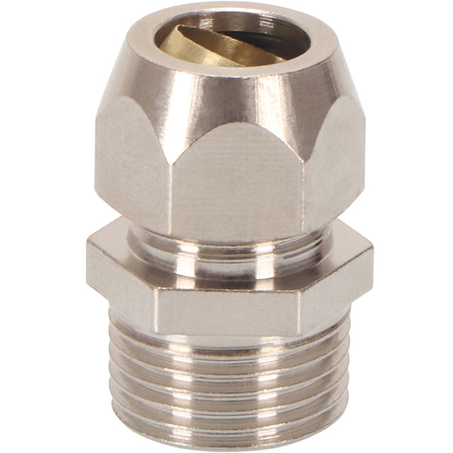 Copper nickel plated card sleeve direct through 1 point 2 point 3 point 4 point 6/8/10/12/14/16MM terminal copper pipe joint