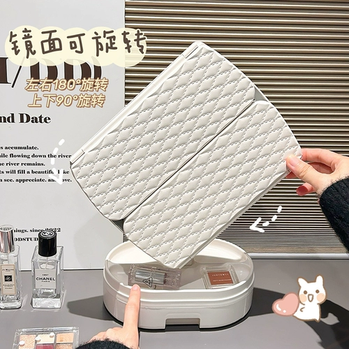 Настольное зеркало с подсветкой, складной туалетный столик, изысканный стиль