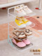 Baby shoe rack simple door door home children's small shoe cabinet narrow multi-layer baby space-saving shoe storage rack